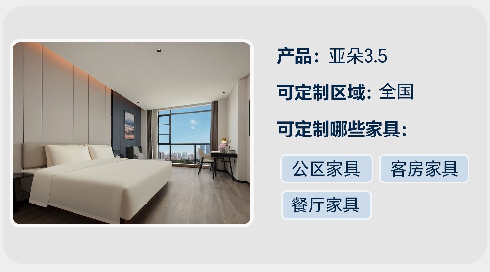 亚朵3.5【客房家具】