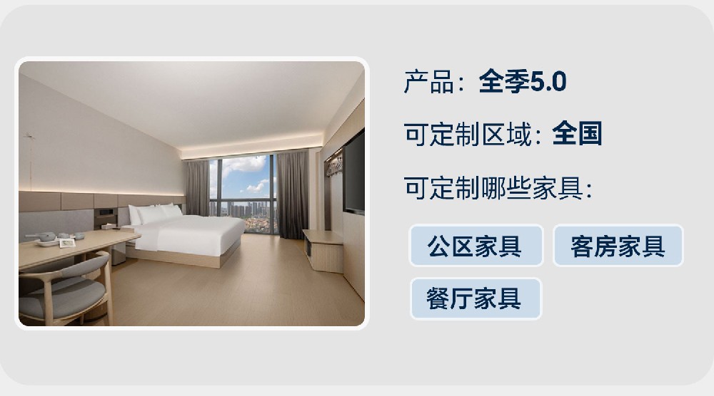 全季5.0【客房家具】