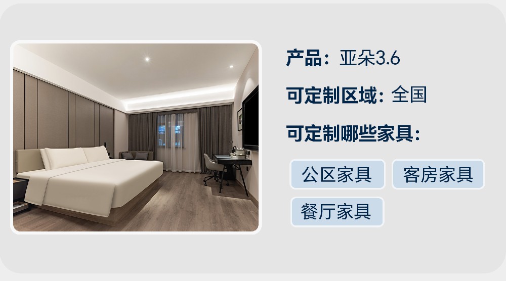 亚朵3.6【客房家具】