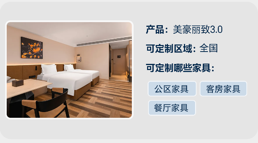 美豪丽致3.0【客房家具】